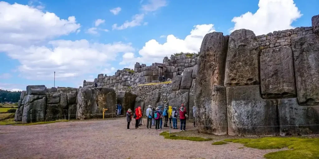Sacsayhuaman Inca fortress walls near Cusco — Cusco City Tour archaeological sites