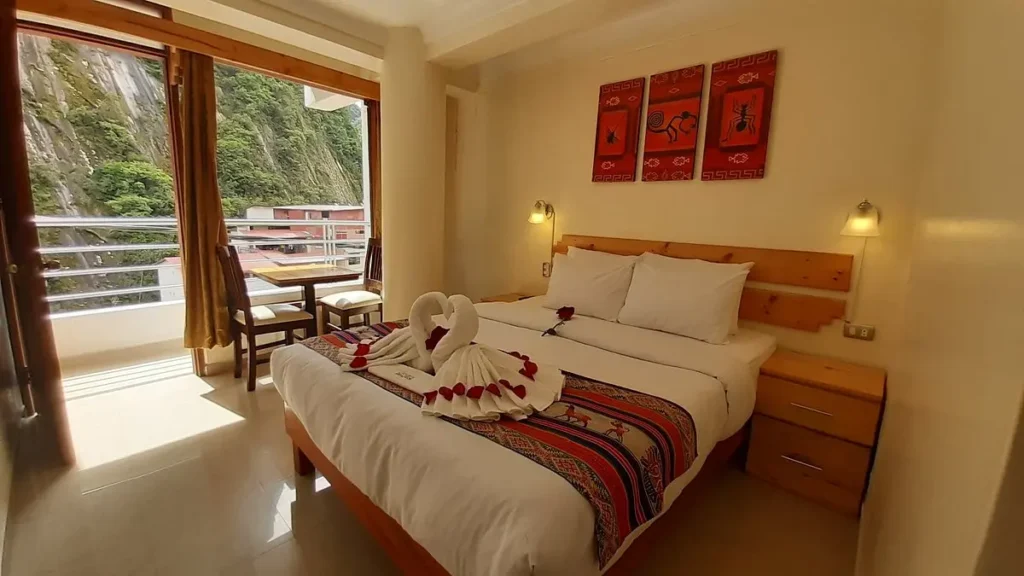 Hotel room at Hatun Inti Classic Machu Picchu — included in the Short Inca Trail overnight package
